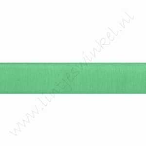 Organza 10mm (Rolle 45 Meter) - Grün