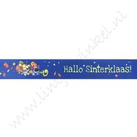 Baby Satinband 16mm - Wusel & Pip Hallo Sinterklaas!