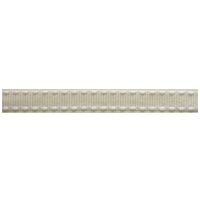 Ripsband Sattelstich 10mm - Creme Weiß