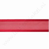 Organza Satinrand 22mm (Rolle 22 Meter) - Rot
